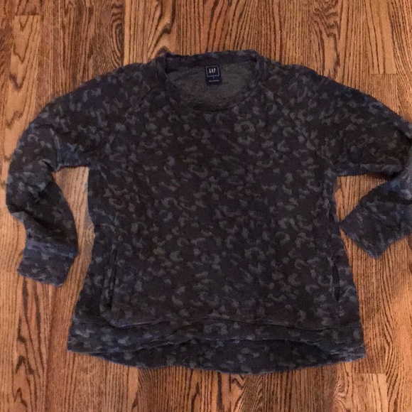 GAP Tops - Gap sweatshirt cheetah print size small GAP Tops - Gap sweatshirt cheetah print size small